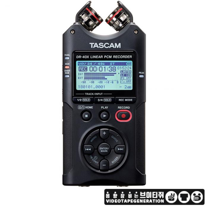 TASCAM DR 40X 타스캠 핸드 헬드 레코더